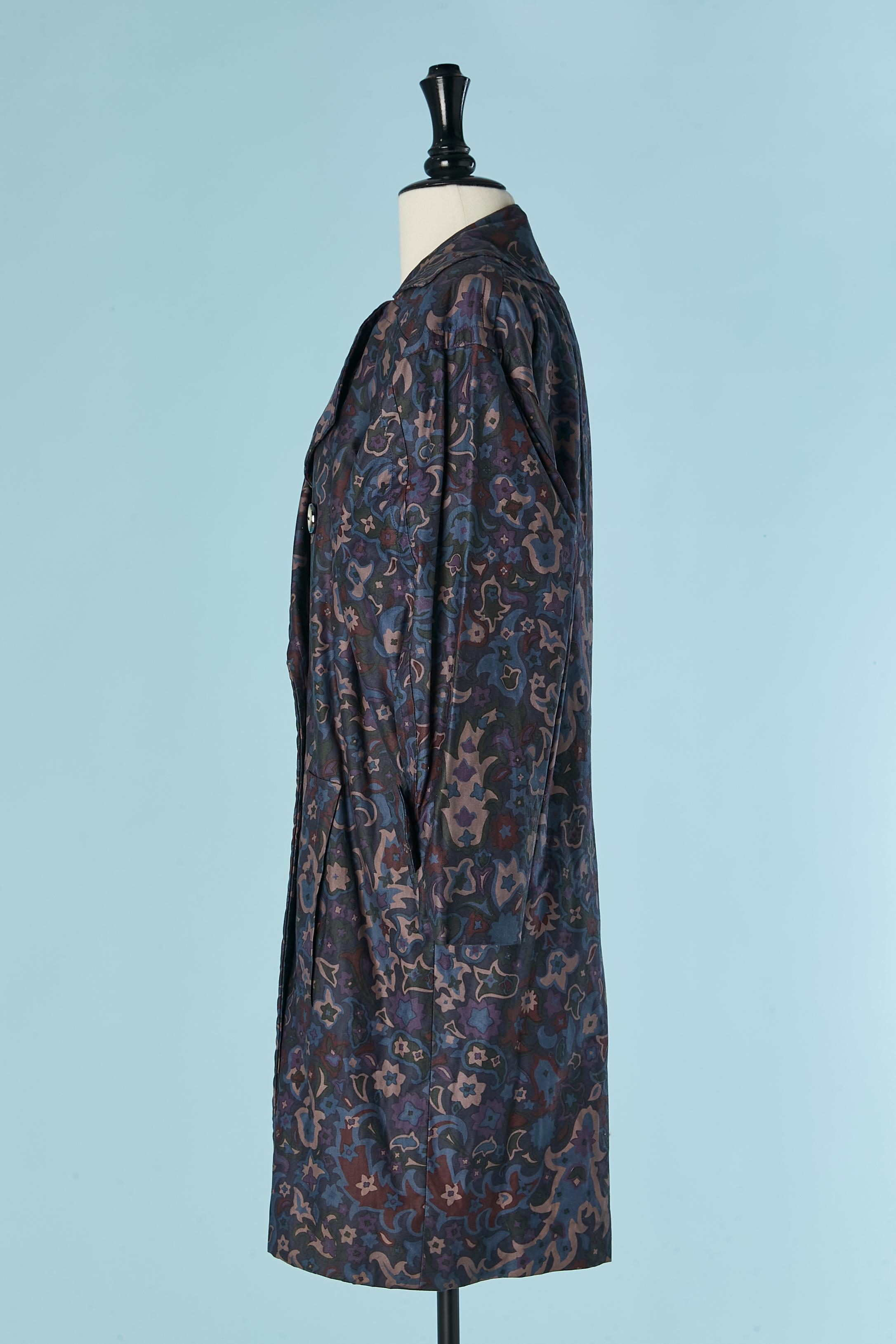 De las mujeres Gabardina estampada de doble botonadura SAINT LAURENT RIVE GAUCHE en venta