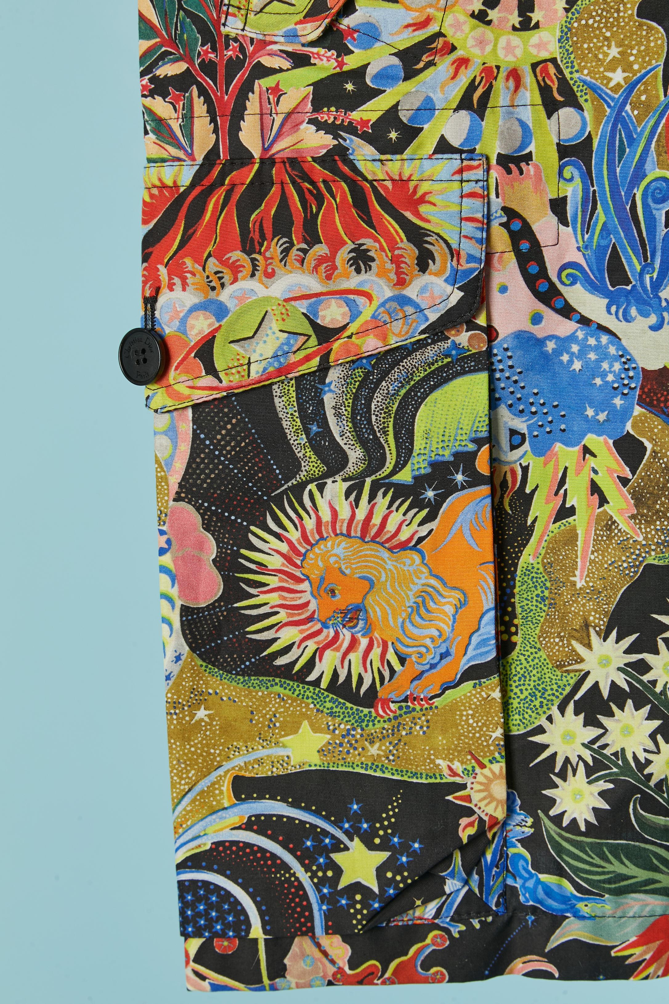 Femenino o masculino Bermuda de algodón estampada CHRISTIAN DIOR en venta