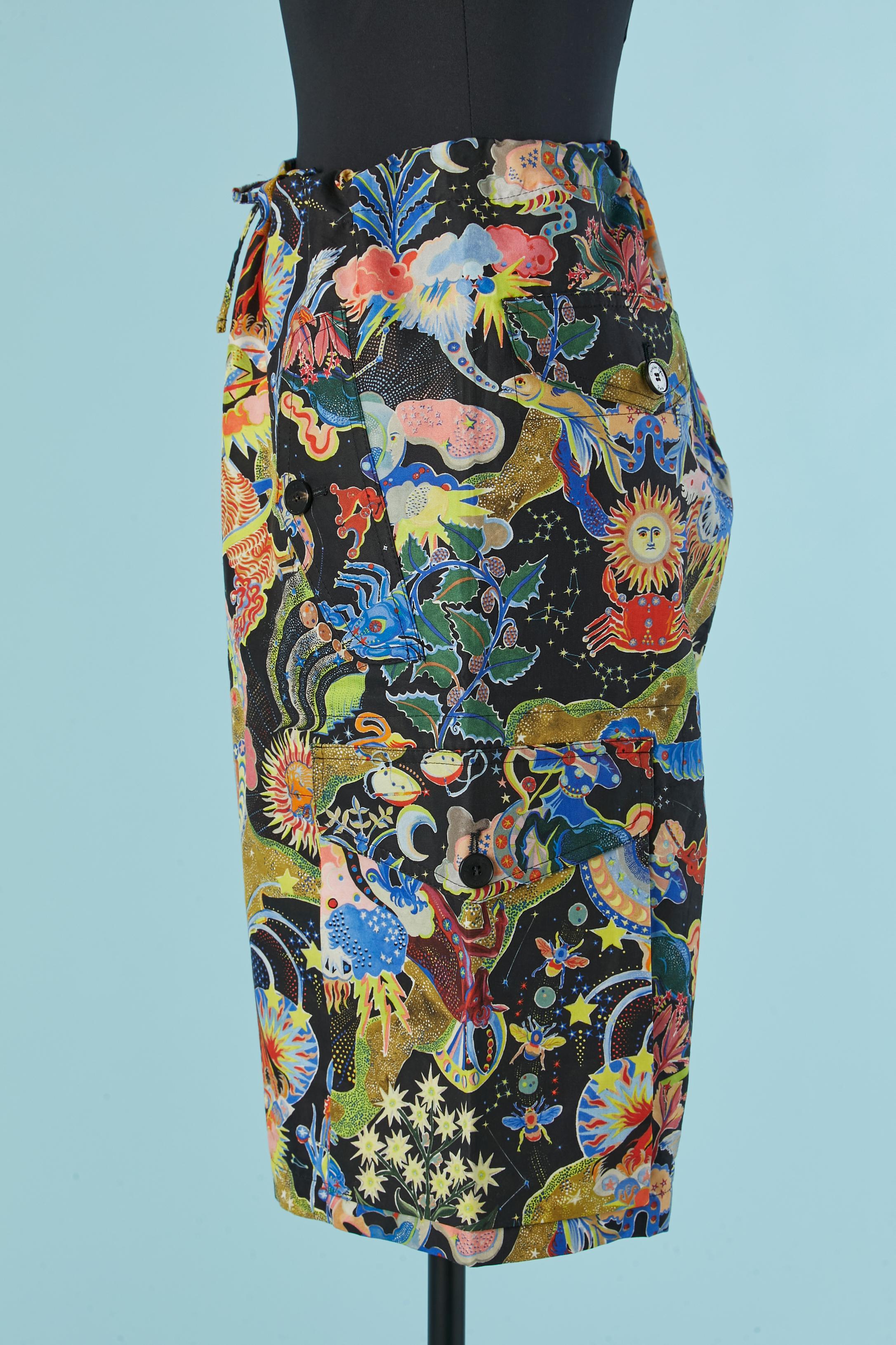 Bermuda de algodón estampada CHRISTIAN DIOR en venta 1