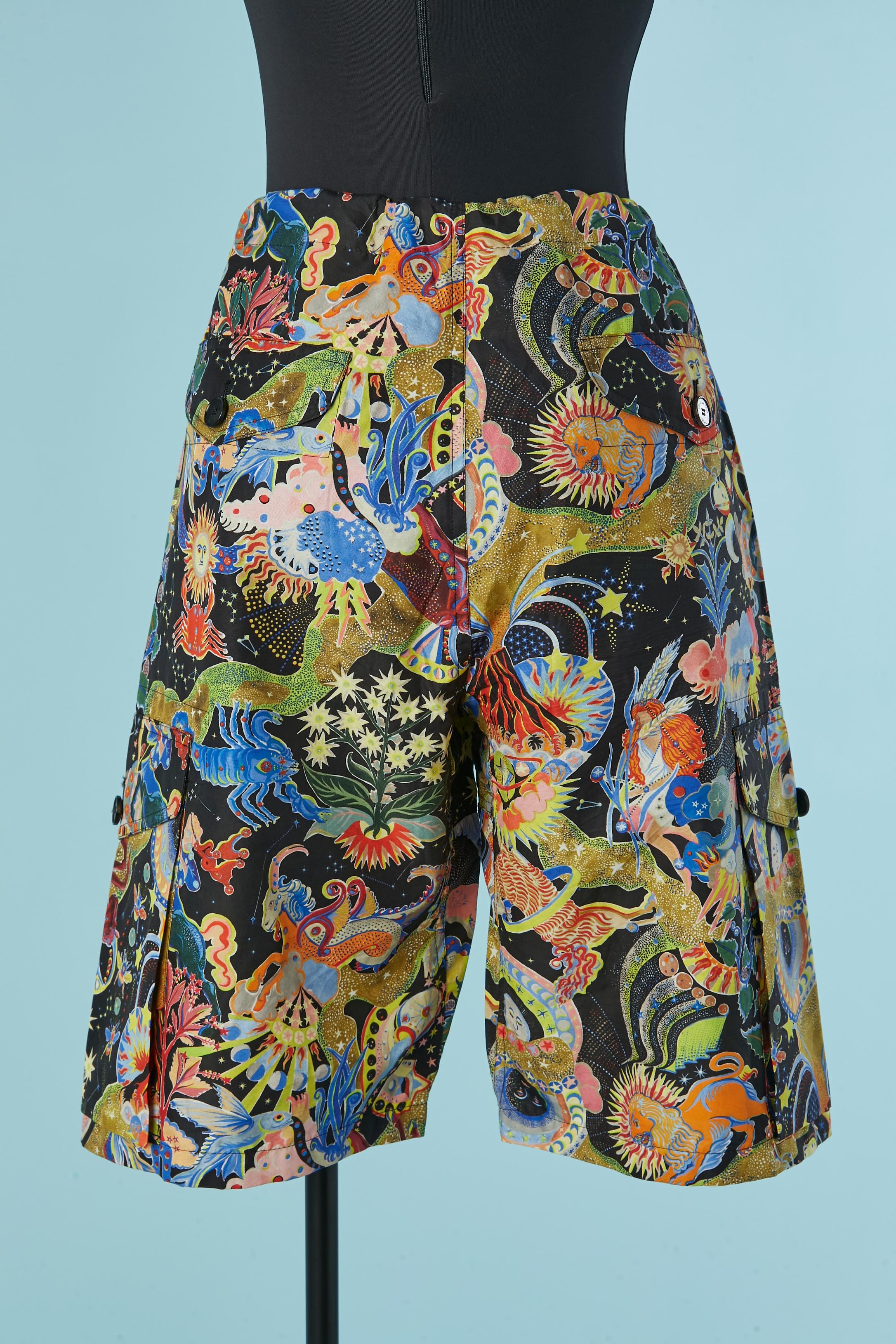 Bermuda de algodón estampada CHRISTIAN DIOR en venta 2