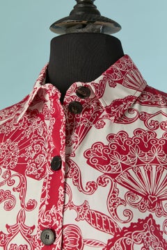 Bedrucktes Baumwollhemdchen mit kurzen Ärmeln CHRISTIAN DIOR