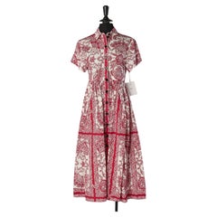 Bedrucktes Baumwollhemdchen mit kurzen Ärmeln CHRISTIAN DIOR