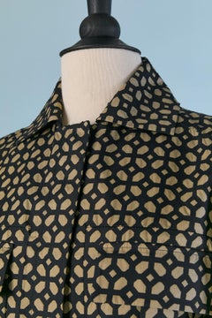 Printed cotton cropped jacket ALEXANDER McQUEEN
