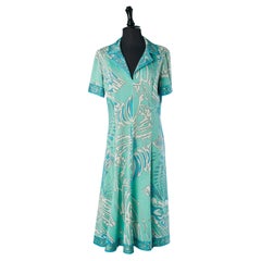 Bedrucktes Baumwollkleid EMILIO PUCCI CIRCA 1970er Jahre