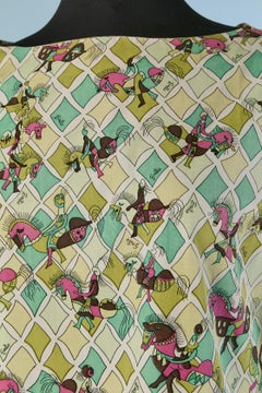 Printed cotton dress EMILIO PUCCI