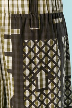 Pantalones cortos de chándal de algodón estampado, de corte plano y con capas, de CRAIG GREEN y Comme des Garçons