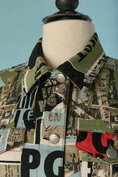 Chaqueta de algodón estampada JEAN-PAUL GAULTIER JEAN