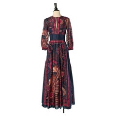 Printed cotton maxi dress CHRISTIAN DIOR