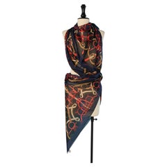 Printed cotton pareo HERMES