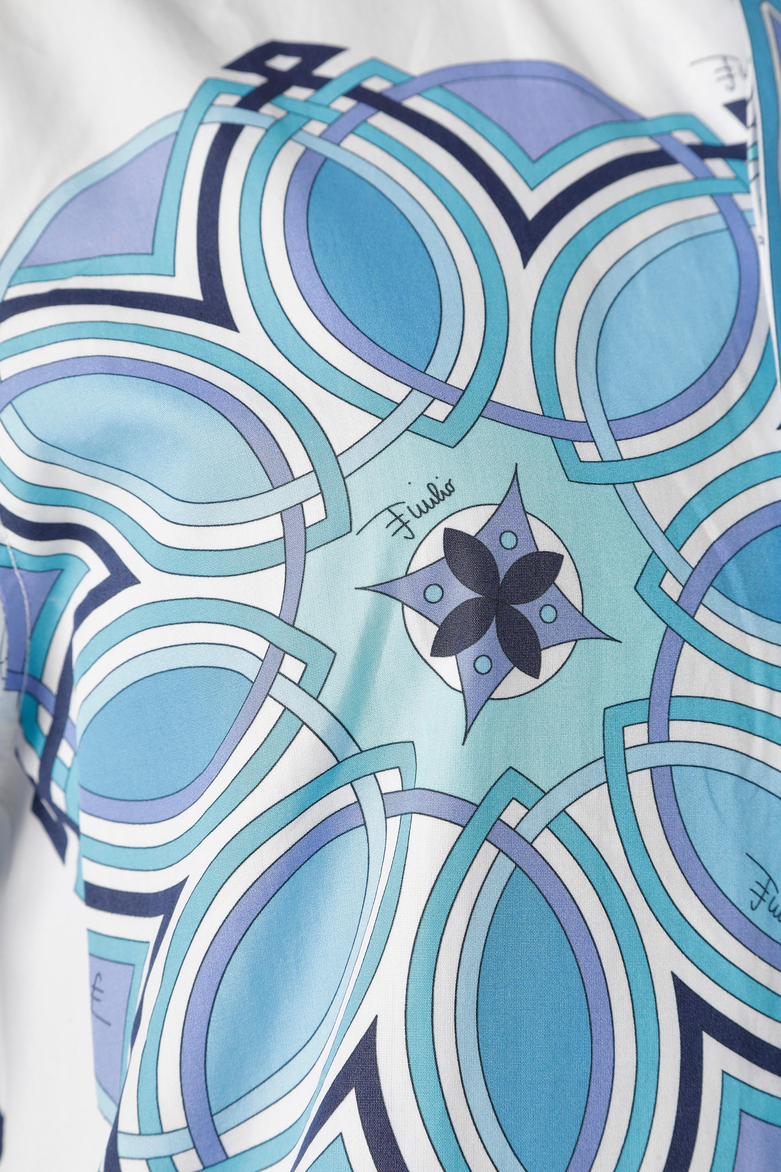 Printed cotton shirt Emilio Pucci  In New Condition For Sale In Saint-Ouen-Sur-Seine, FR
