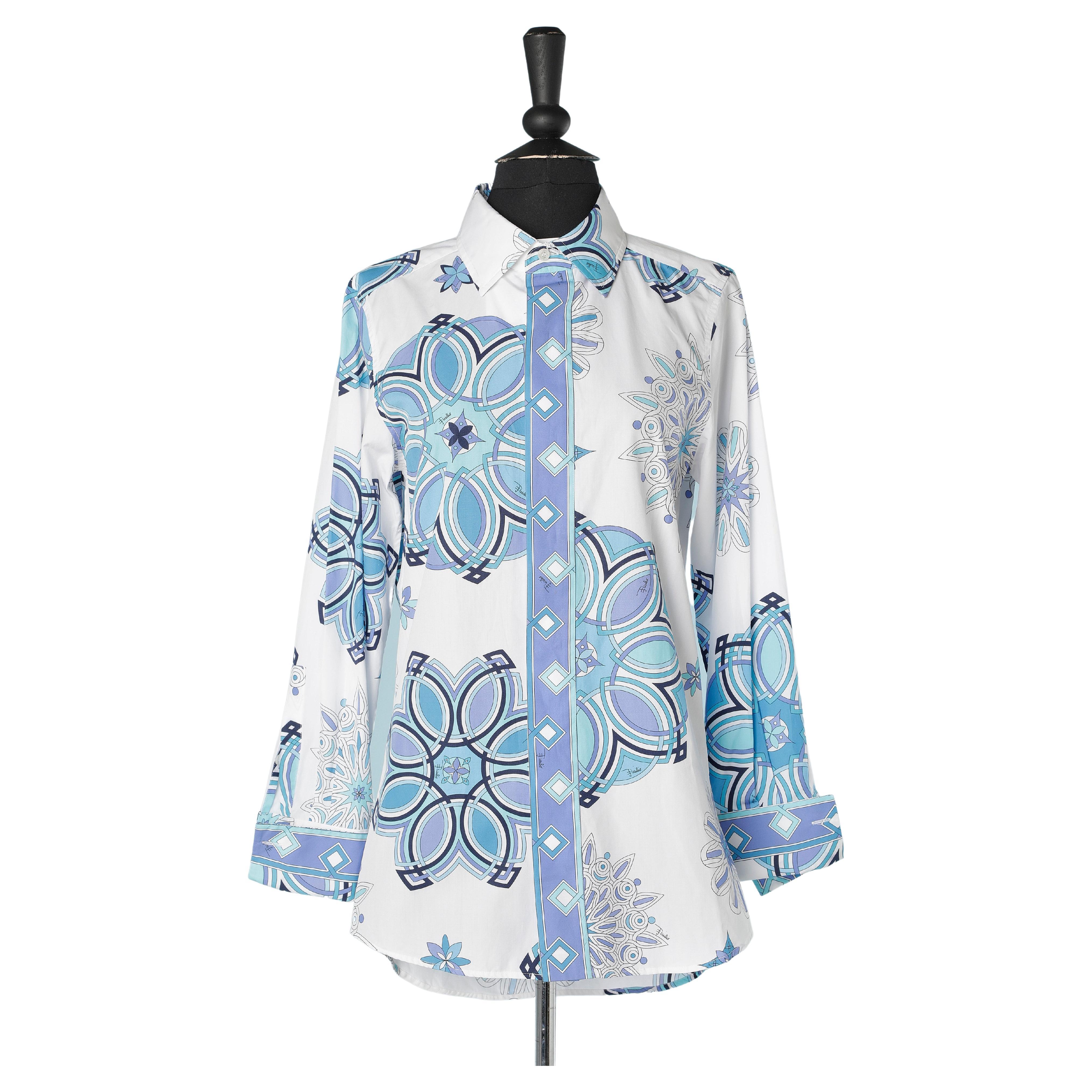 Printed cotton shirt Emilio Pucci  For Sale