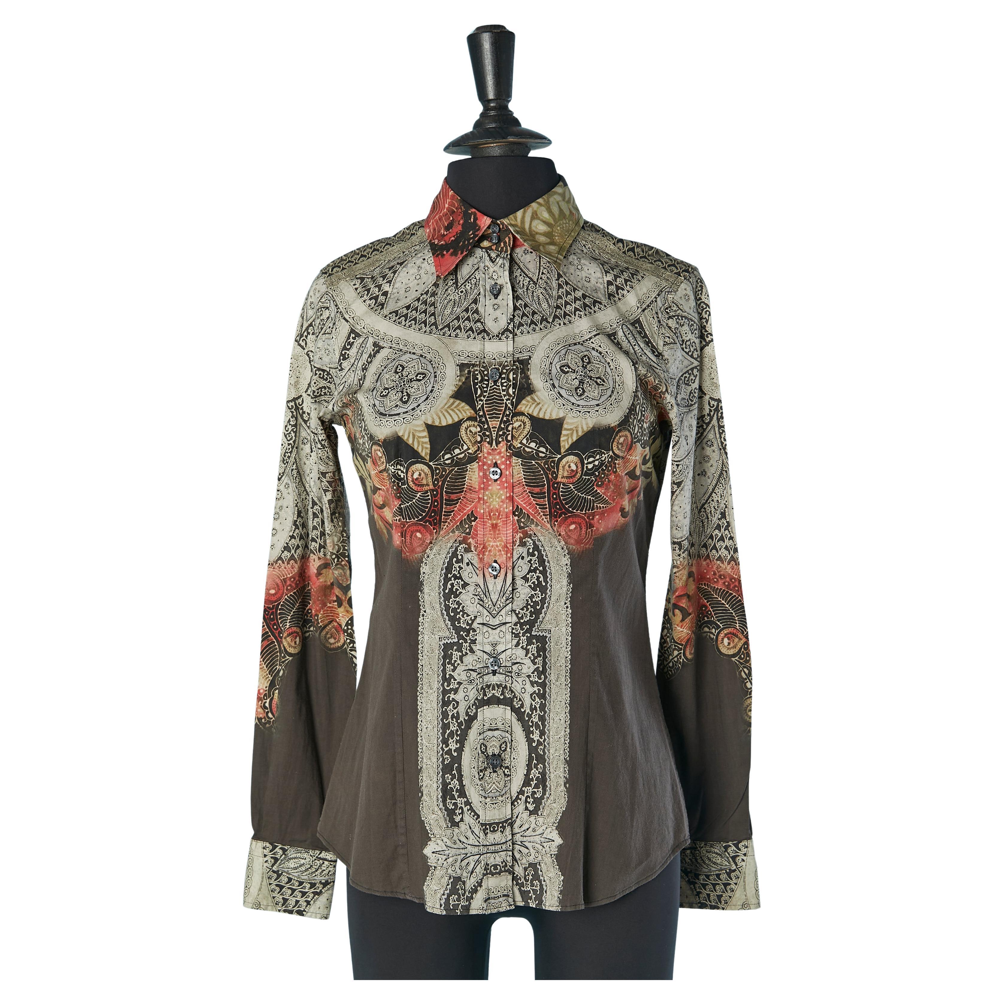 Printed cotton shirt ETRO For Sale