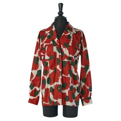Chemise en coton imprimé Yves Saint Laurent Rive Gauche