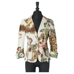 Veste en coton imprimé avec poche ROBERTO Cavalli