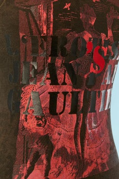 Printed cotton tank top GAULTIER JEANS