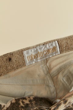 Printed cotton trouser ROBERTO CAVALLI