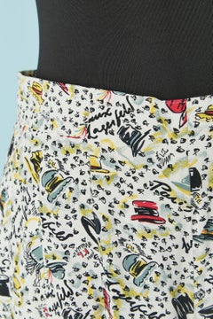 Printed culotte skirt KL by KARL LAGERFELD