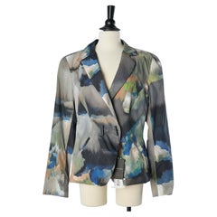 Printed double-breasted jacket Giorgio Armani NEW with tag 