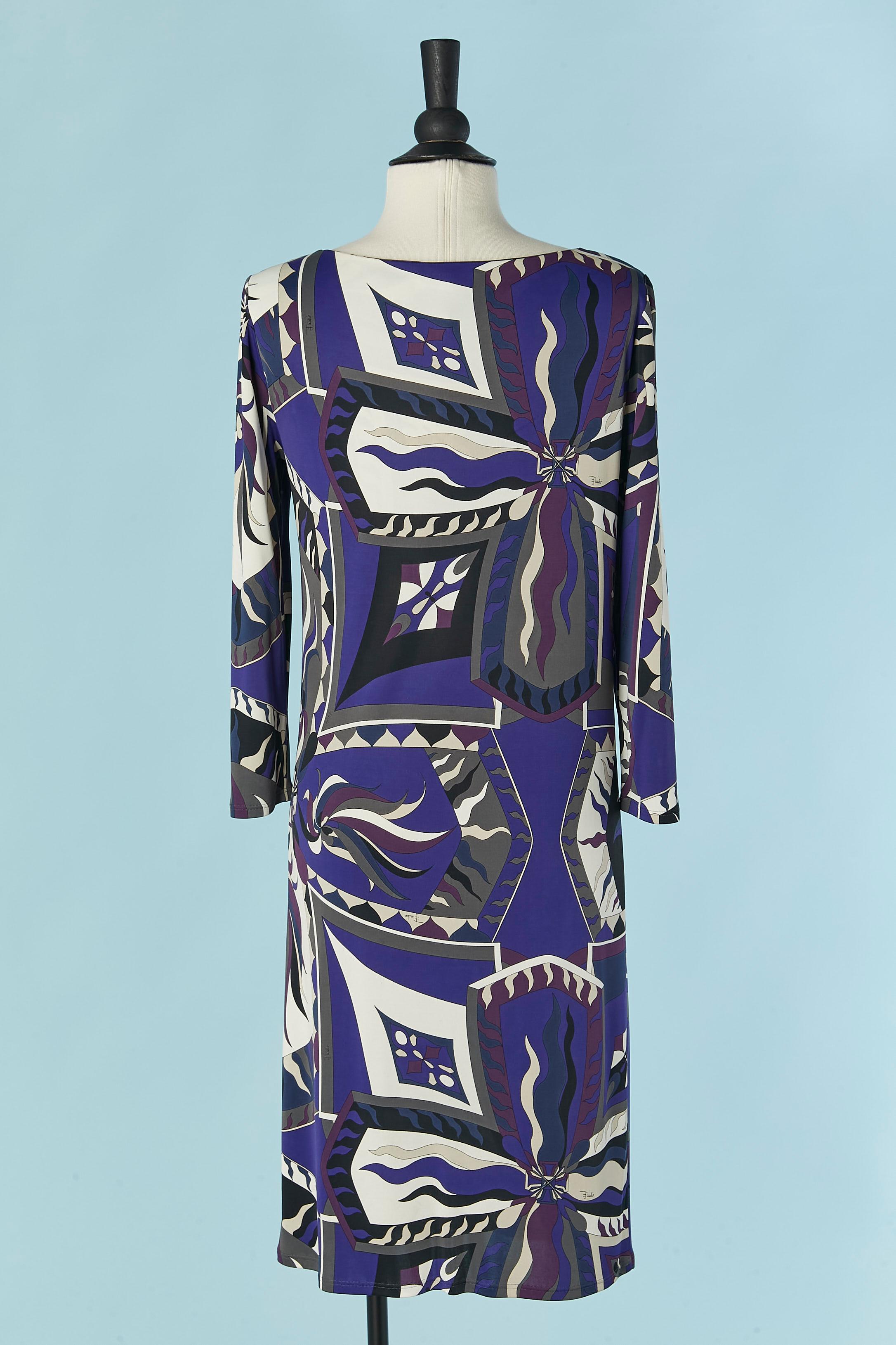 Bedrucktes Kleid aus Viskose-Jersey EMILIO PUCCI im Angebot 2