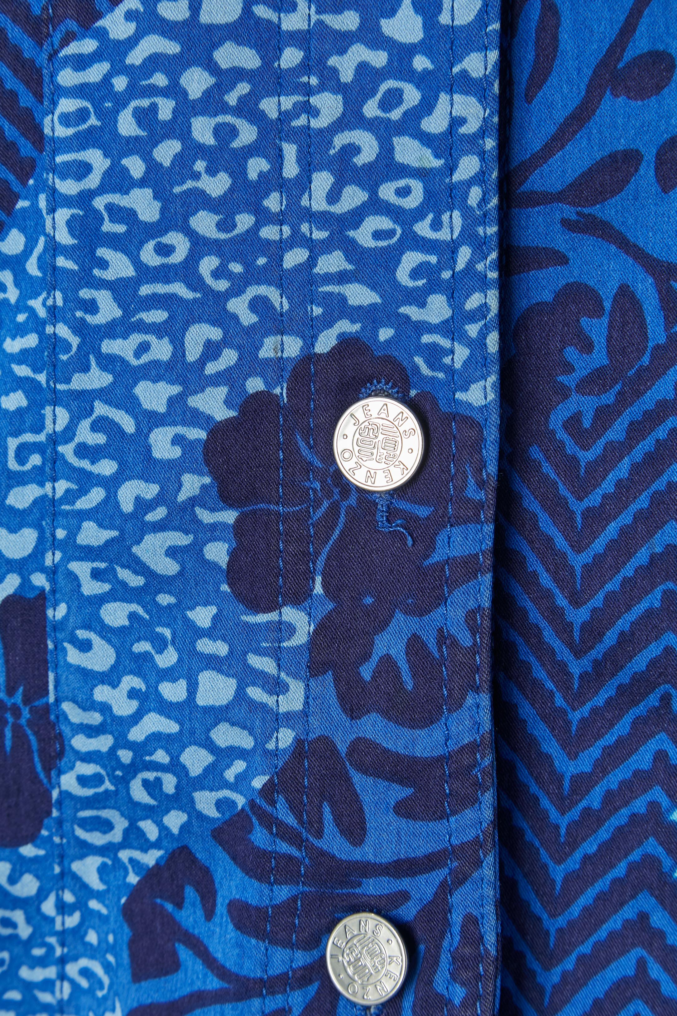 Bleu Veste imprimée et robe dos nu KENZO JEANS en vente