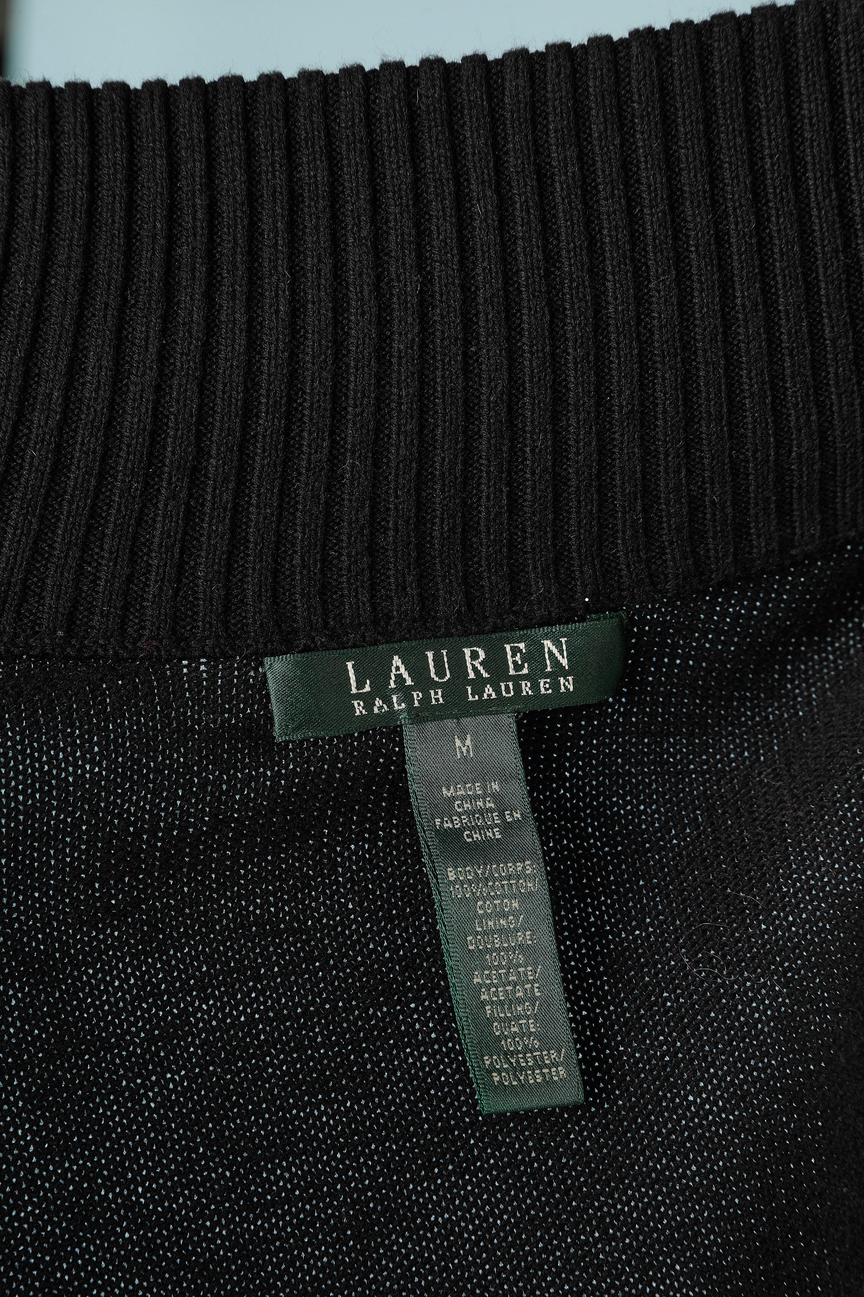 Printed jacket mix with black knit Lauren by Ralph Lauren  For Sale 3