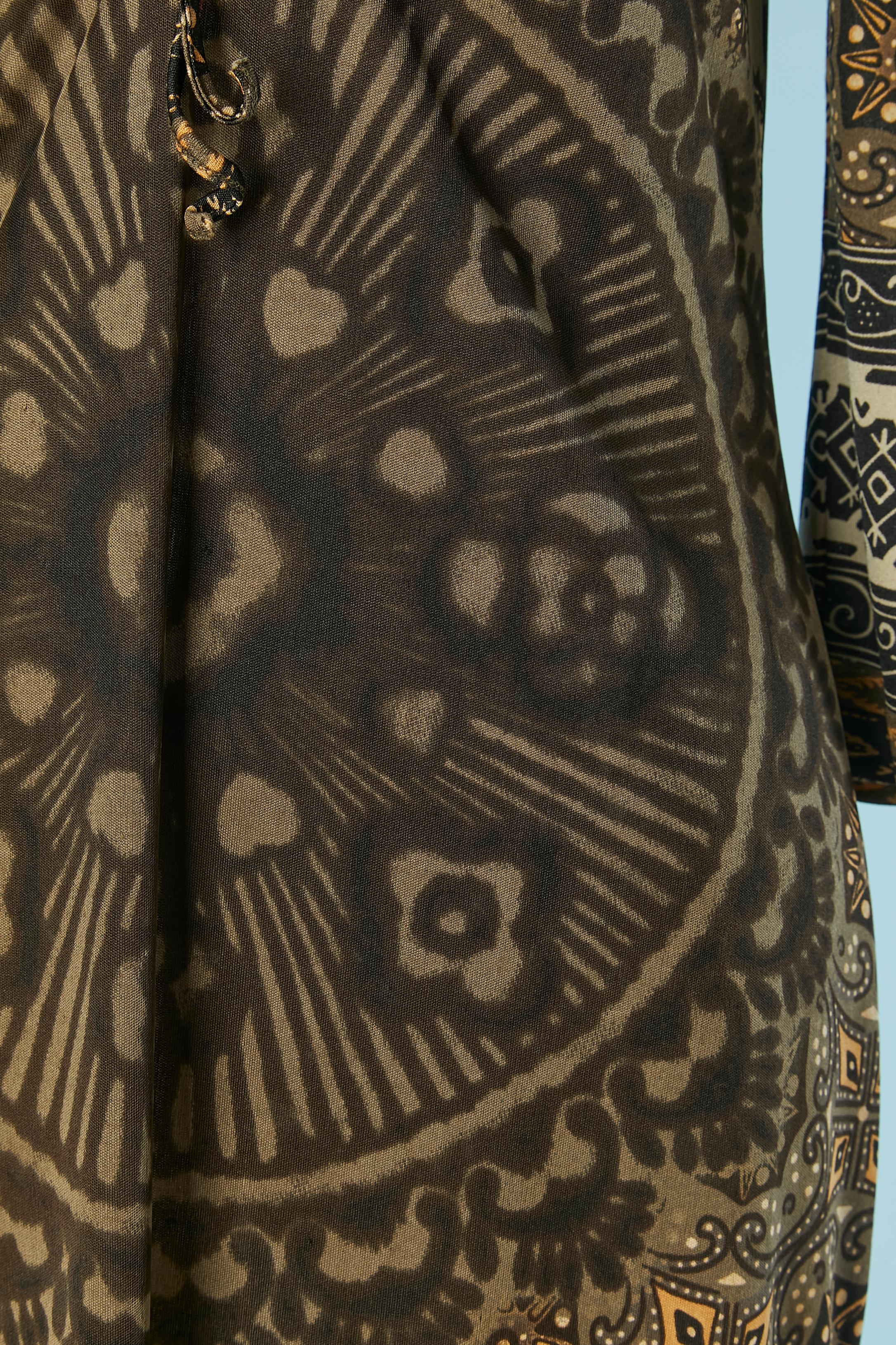 Noir Robe en jersey imprimé ETRO Nouveau avec étiquette en vente