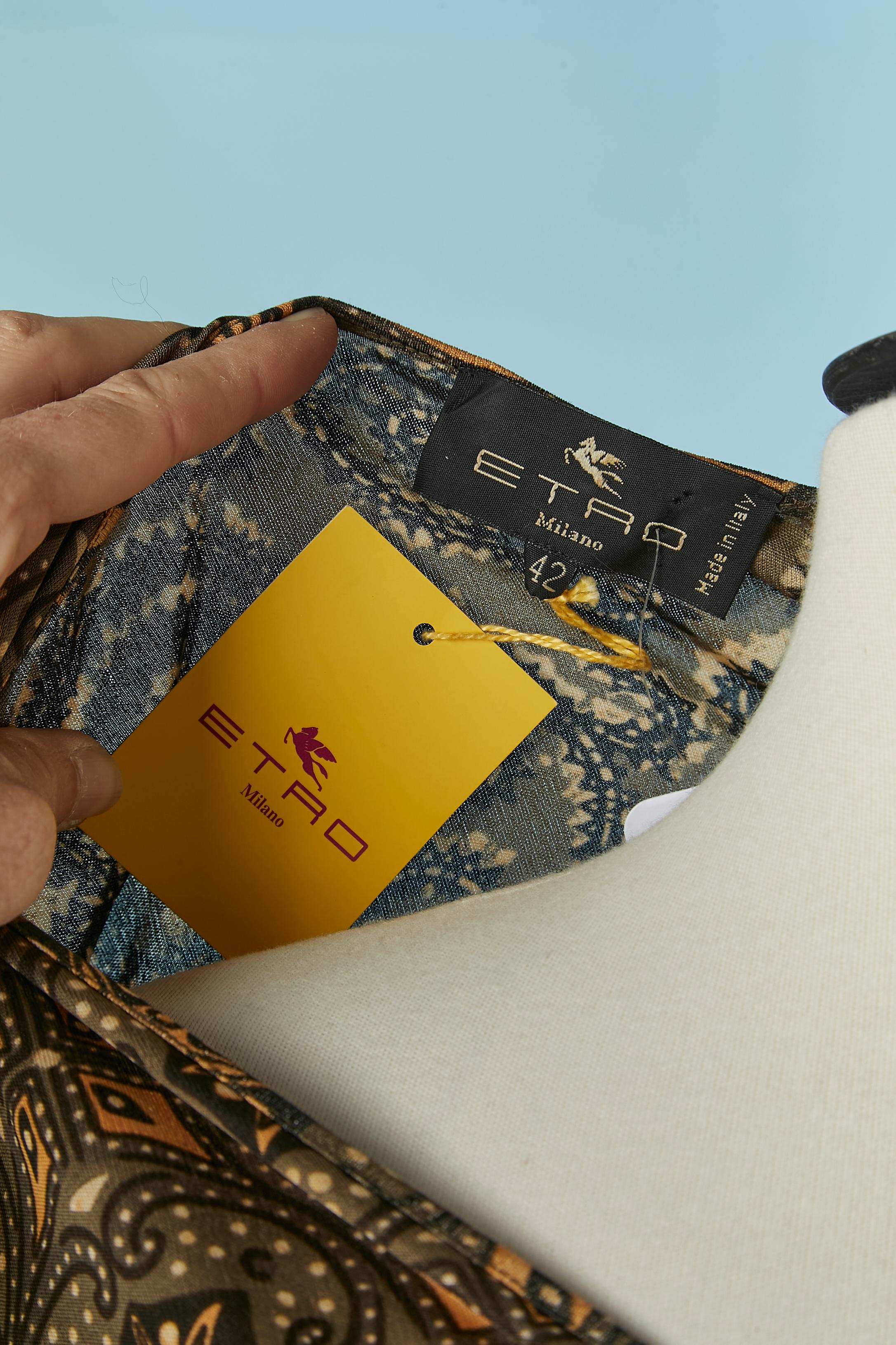 Robe en jersey imprimé ETRO Nouveau avec étiquette en vente 2