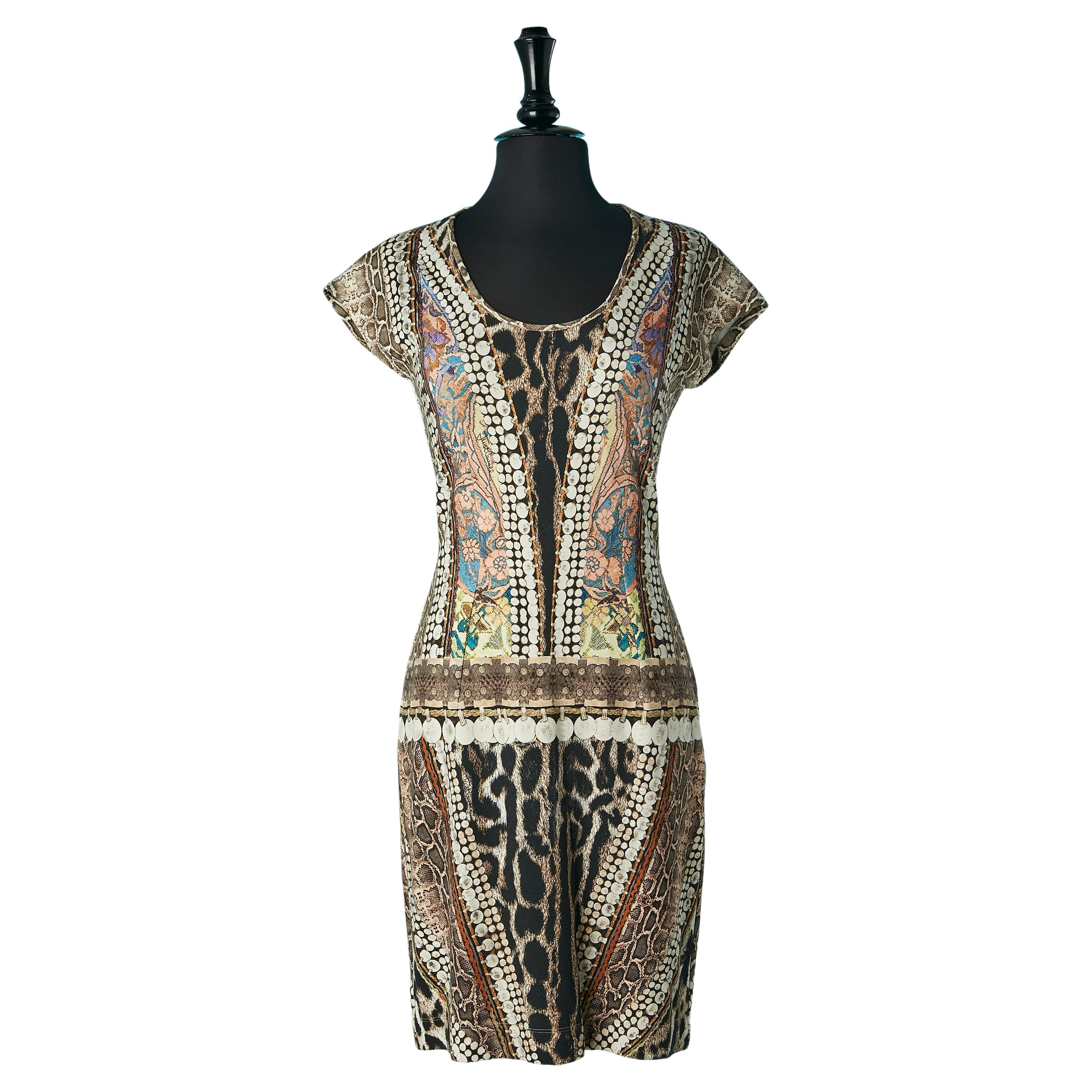 Printed jersey dress Just Cavalli  For Sale