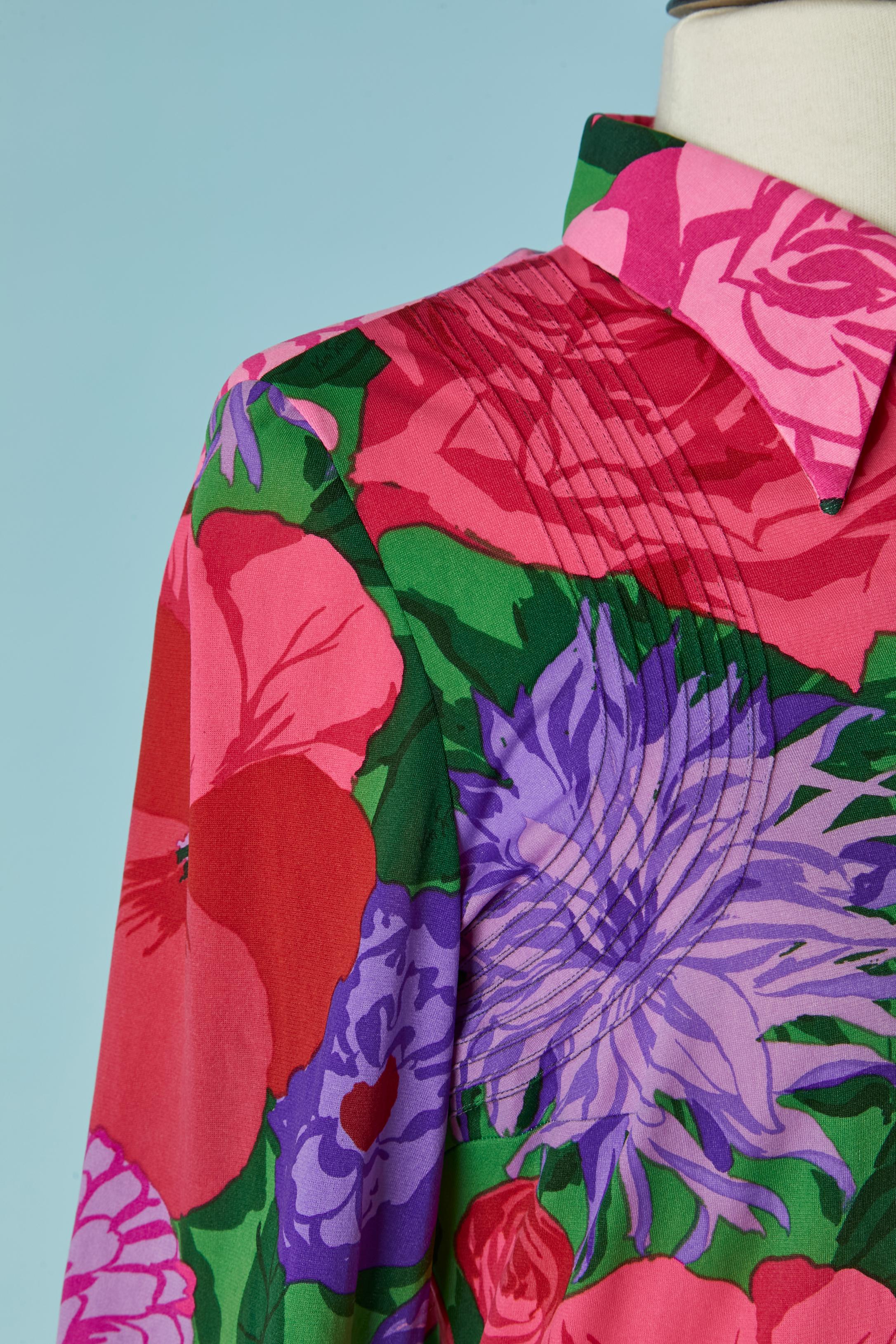 Robe en jersey imprimé KEN SCOTT Excellent état - En vente à Saint-Ouen-Sur-Seine, FR