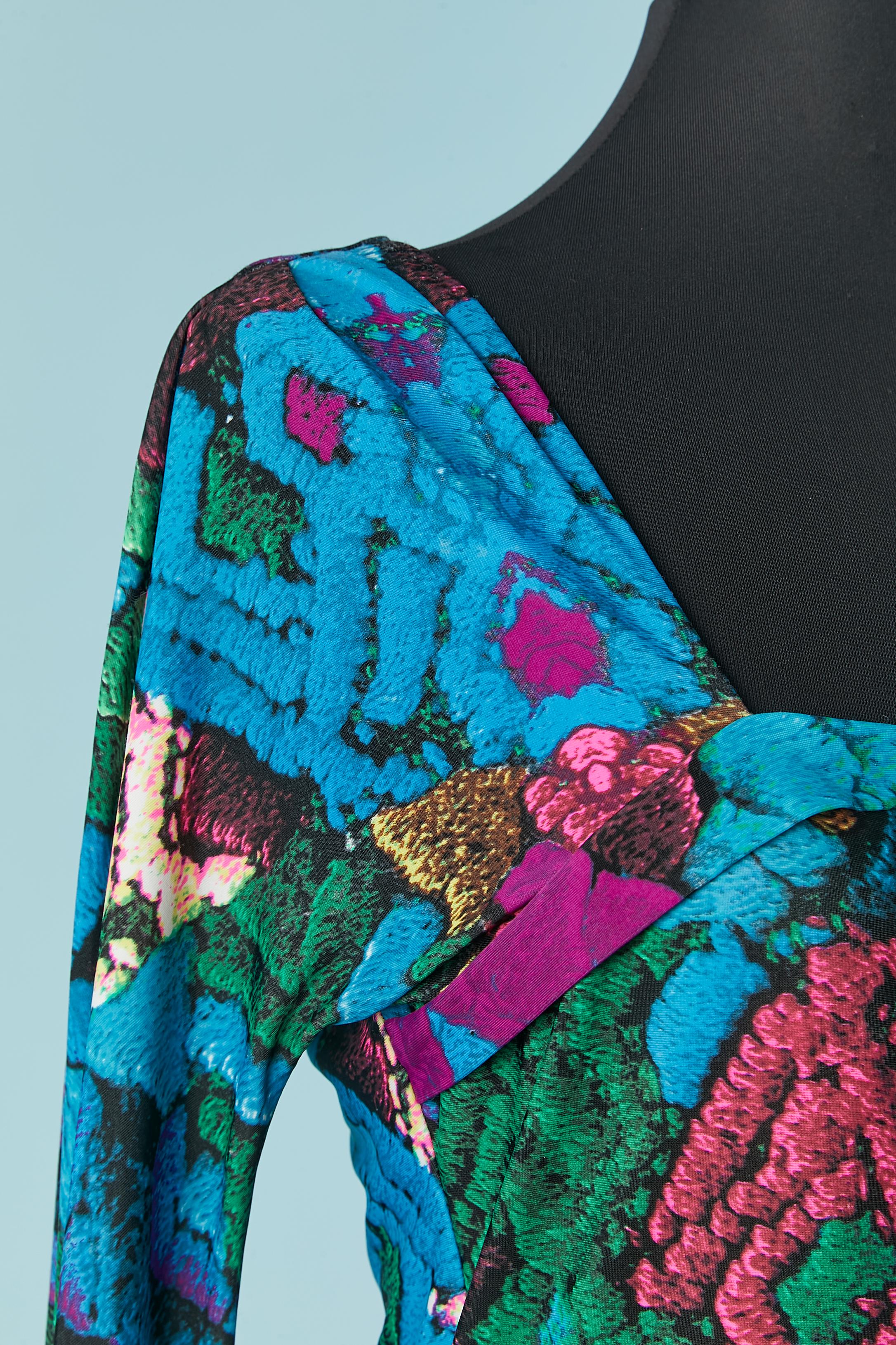 Women's Printed jersey dress Roberto Cavalli For Sale