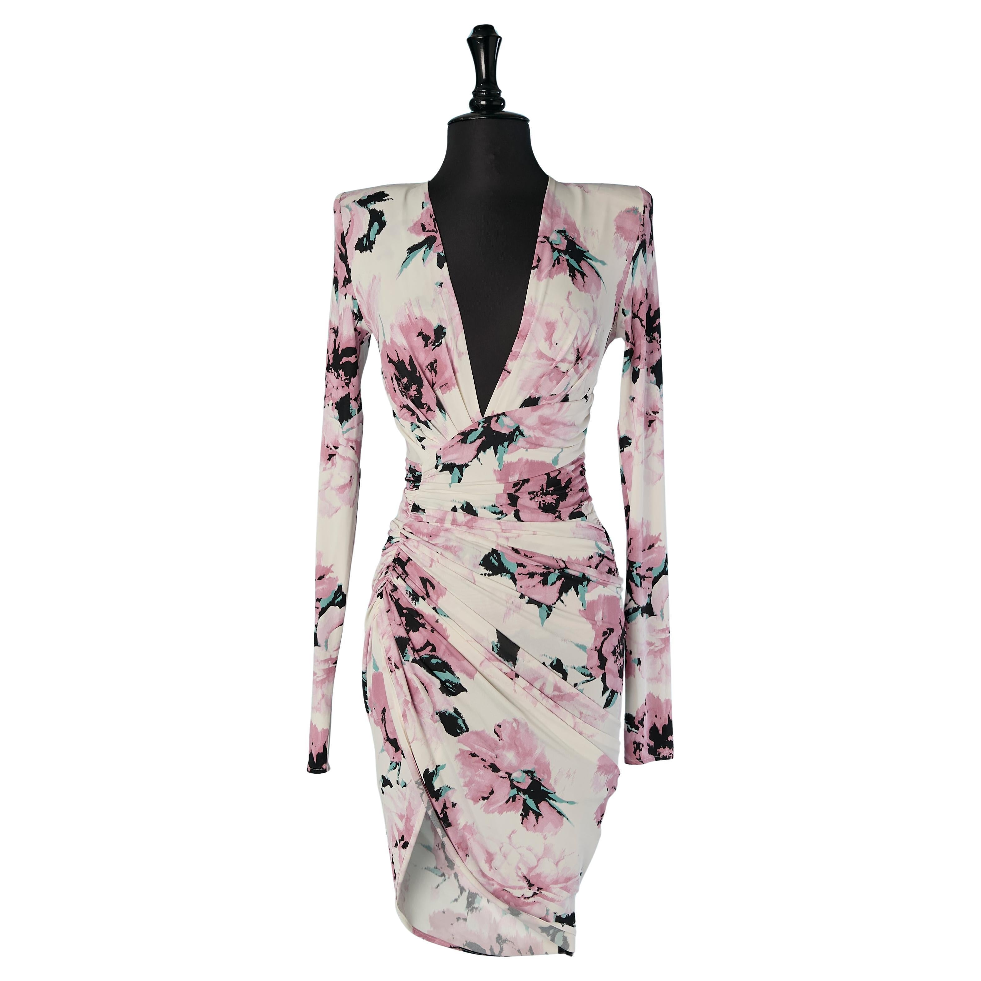 Printed jersey wrapped dress ALEXANDRE VAUTHIER