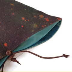 Printed Linen Pillow Cloudy Bottle 12x22