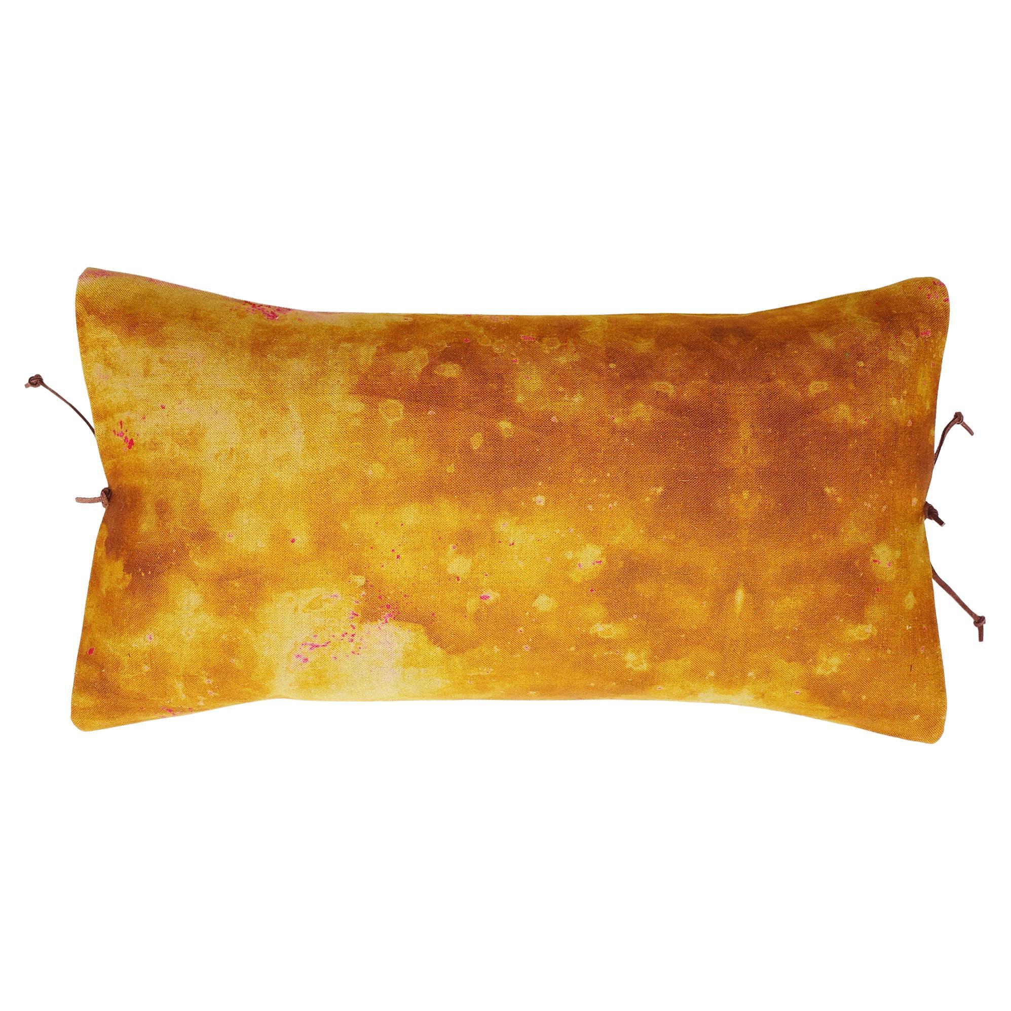 Printed Linen Pillow Cloudy Sunshine For Sale