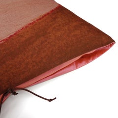Printed Linen Pillow Gum Drop Rosehip