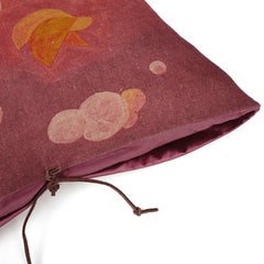 Printed Linen Pillow Happy Place Rose