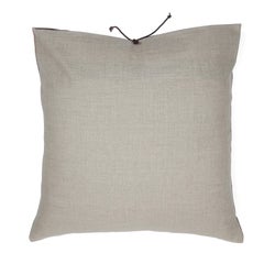 Printed Linen Pillow Ribbon Clay