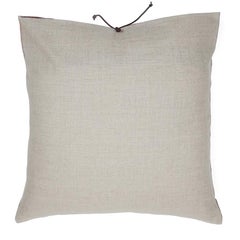 Printed Linen Pillow Winding Sienna Blush 20x20