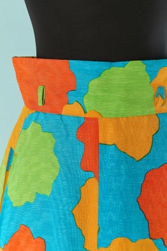 Gonna lunga stampata Yves Saint Laurent Rive Gauche