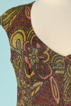 Printed lurex jersey dress MISSONI
