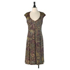 Printed lurex jersey dress MISSONI