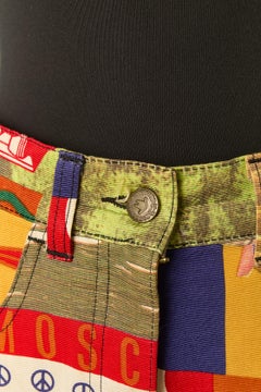 Printed mini skirt MOSCHINO JEANS