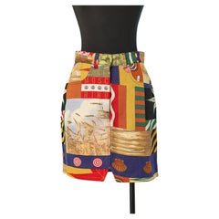 Printed mini skirt MOSCHINO JEANS