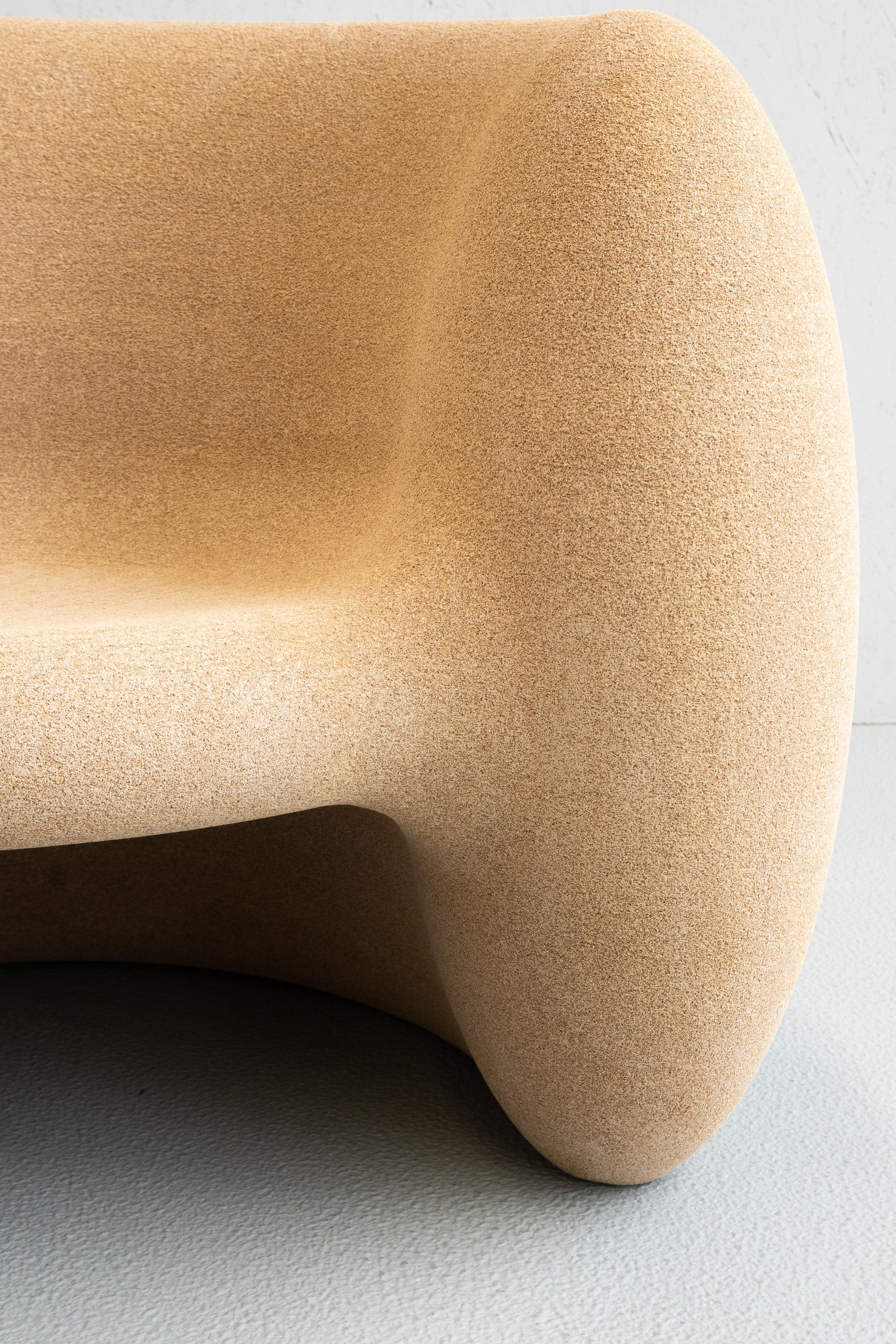 Postmoderne Chaise en bois Econit Printed Nature par Harry Thaler en vente