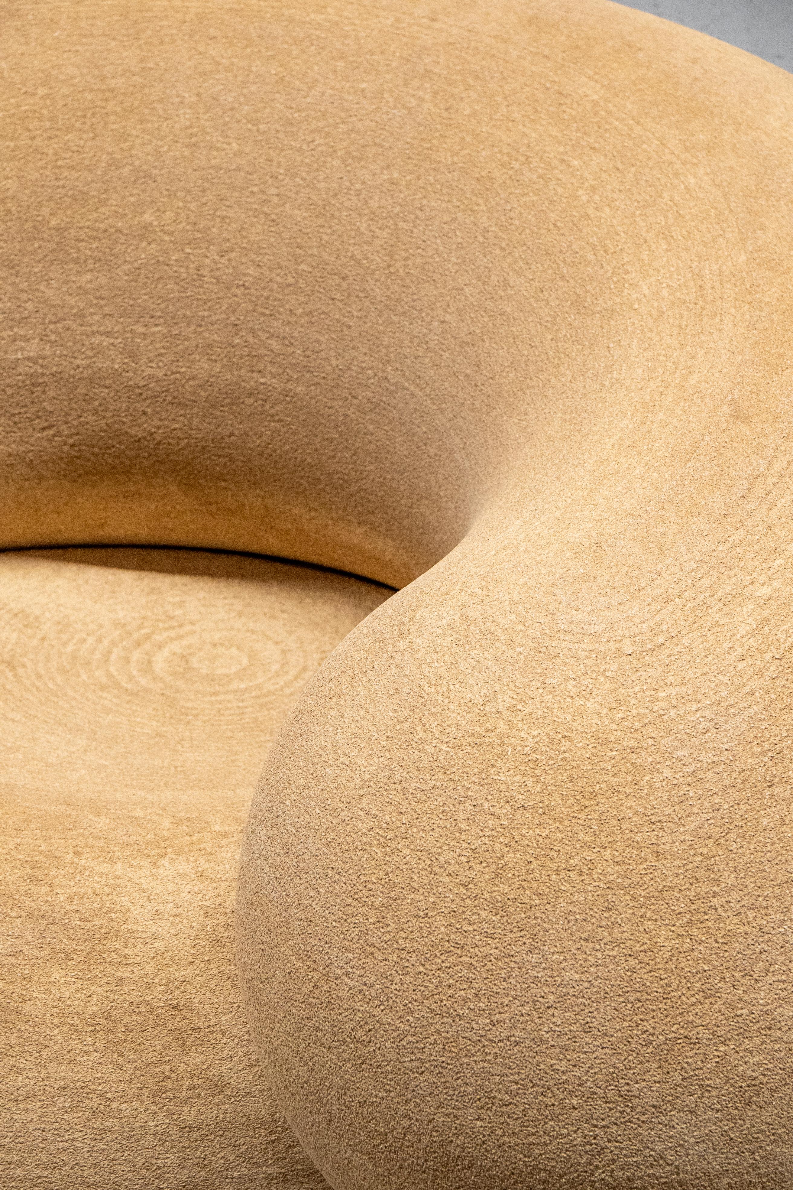 Postmoderne Imprimé Nature Econit Wood Seater by Harry Thaler en vente