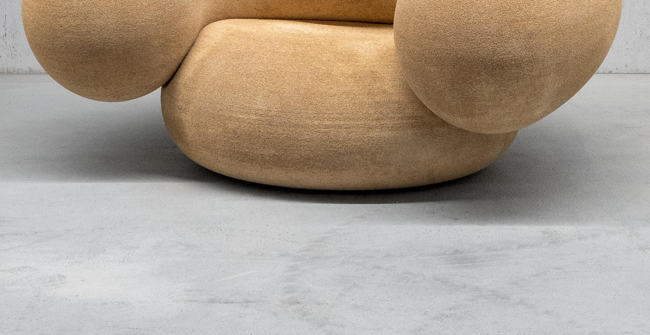 XXIe siècle et contemporain Imprimé Nature Econit Wood Seater by Harry Thaler en vente