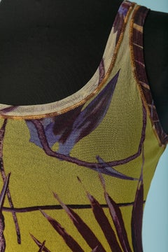 Camiseta de tirantes de nailon estampado JEAN-PAUL GAULTIER Soleil
