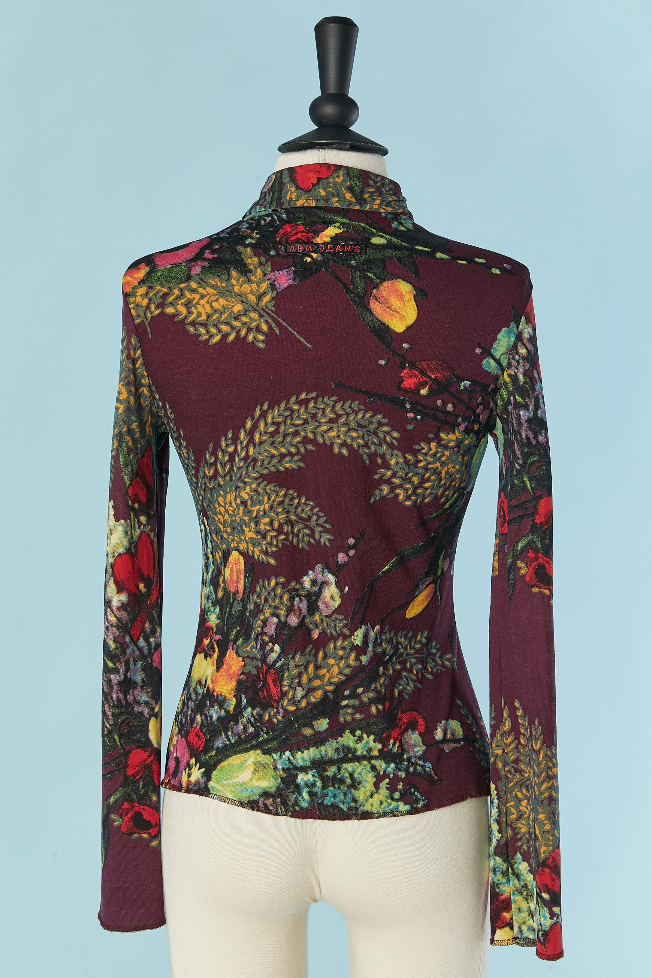 Camisa de nailon estampada JEAN-PAUL GAULTIER JEAN'S en venta 1