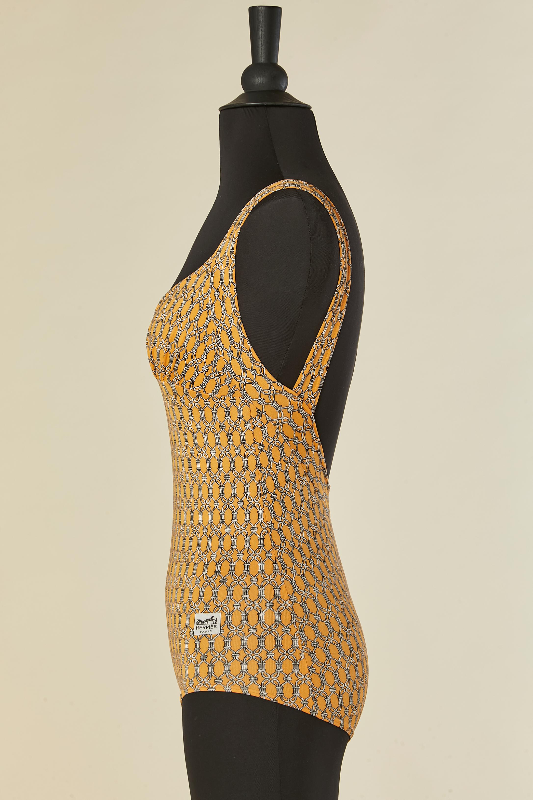 Maillot de bain une pièce imprimé Hermès Excellent état - En vente à Saint-Ouen-Sur-Seine, FR