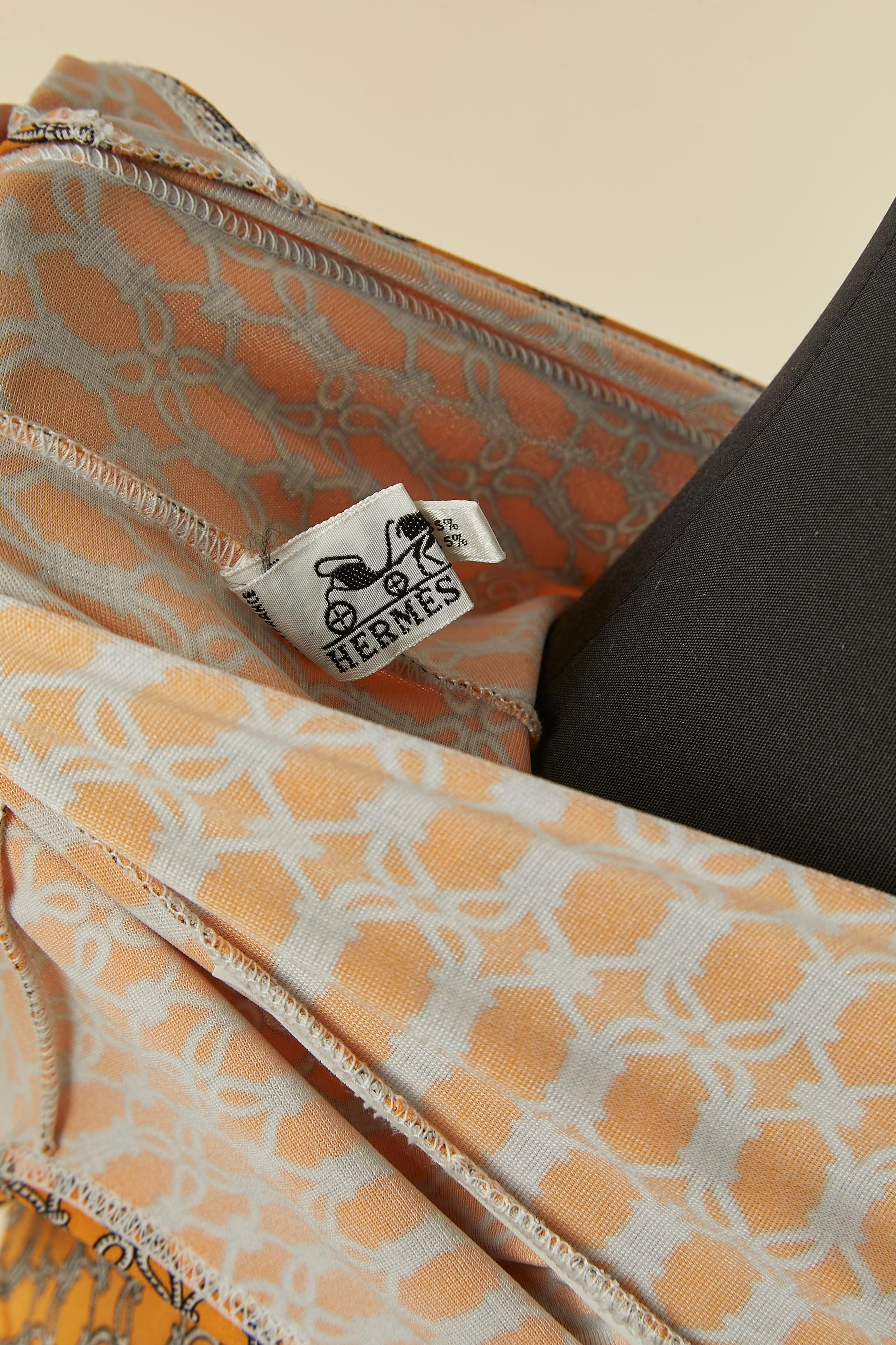 Maillot de bain une pièce imprimé Hermès en vente 1