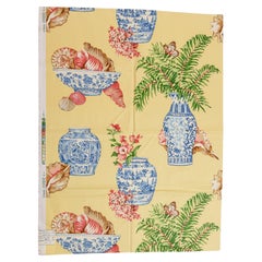 Printed Panel with Chinese Vases